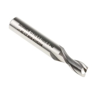 Dormer Cobalt High Speed Steel Plain Slot Drill 2 Flutes, 8 mm Cutter Diameter, 11 mm Cut Length, 61 mm Overall C1108.0