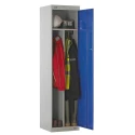 RS PRO 1 Door Steel Blue Locker, 1800 mm x 450 mm x 450 mm 521-504