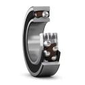 SKF 20 mm ID 2 Row Self-Aligning Ball Bearing with Non-Metallic Cage and Dual Seals 2304 E-2RS1TN9