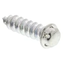 System Zero Zinc Plated Steel Flange Button Tamper Proof Security Screw, Thread Size 6, Length 12 mm SZS06D-Z