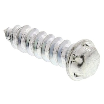 System Zero Zinc Plated Steel Flange Button Tamper Proof Security Screw, Thread Size 6, Length 12 mm SZS06D-Z
