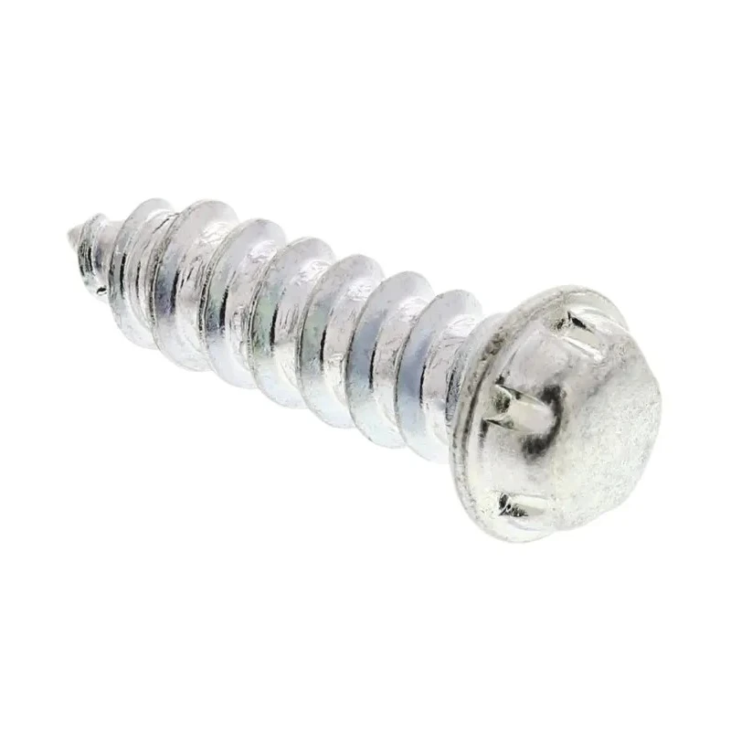 System Zero Zinc Plated Steel Flange Button Tamper Proof Security Screw, Thread Size 6, Length 12 mm SZS06D-Z