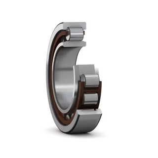 SKF Cylindrical Roller Bearing 30 mm ID, 72 mm OD, Race Width 19 mm, Fibreglass Reinforced Nylon Cage, Open Type NU 306 ECP