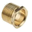 RS PRO Male Bush Galvanised Conduit Fitting 20 mm Nominal Size Brass Yellow M20 608-244