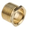 RS PRO Male Bush Galvanised Conduit Fitting 20 mm Nominal Size Brass Yellow M20 608-244