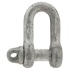 RS PRO Zinc Plated Steel D-Shackle Screw Pin, Safe Working Load 1t, Shackle Diameter 0.5in, Jaw Width 0.875in, Pin 674-049