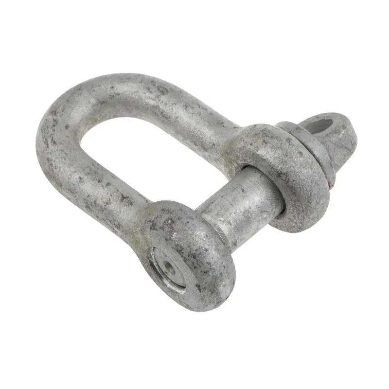 RS PRO Zinc Plated Steel D-Shackle Screw Pin, Safe Working Load 1t, Shackle Diameter 0.5in, Jaw Width 0.875in, Pin 674-049