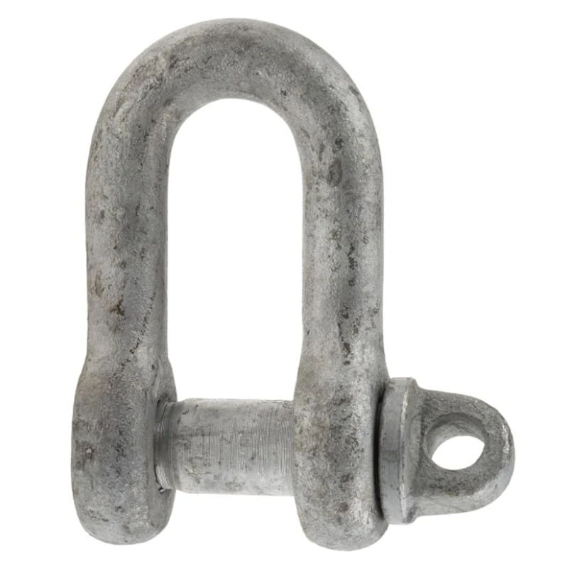 RS PRO Zinc Plated Steel D-Shackle Screw Pin, Safe Working Load 1t, Shackle Diameter 0.5in, Jaw Width 0.875in, Pin 674-049
