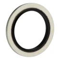 RS PRO Nitrile Rubber (NBR) Bonded Seal Bonded Washer 18.7 mm ID 26 mm OD 1.5 mm Thick 689-552