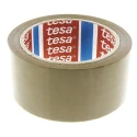 Tesa Brown 4089 Packing Tape 48mm Width x 66m Length, 46μm Thickness, Natural Rubber Adhesive 04089-00255-06