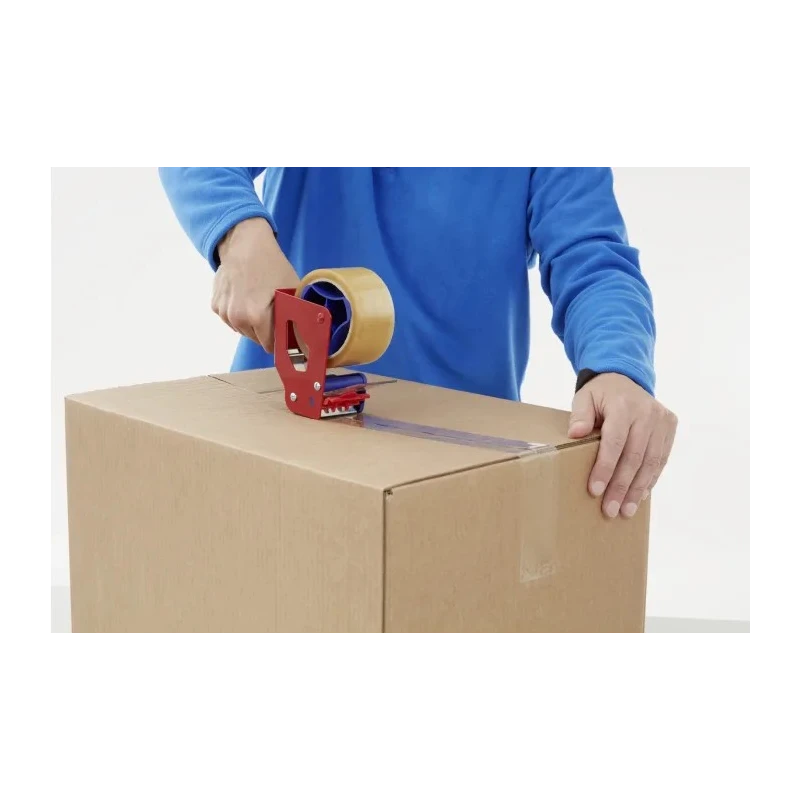 Tesa Brown 4089 Packing Tape 48mm Width x 66m Length, 46μm Thickness, Natural Rubber Adhesive 04089-00255-06