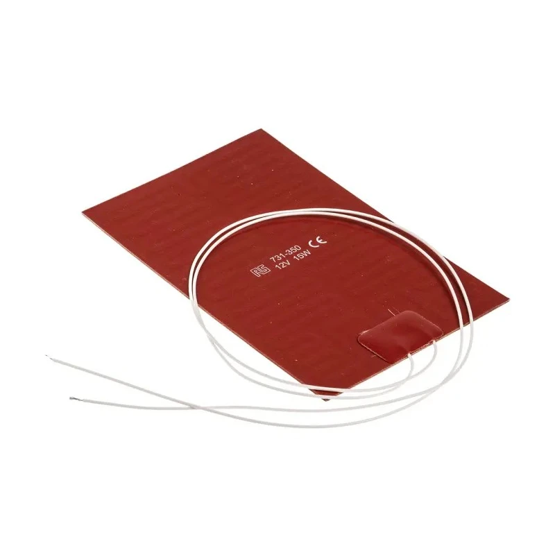RS PRO Silicone Heater Mat, 12V dc, 15W Rectangle 150 mm x 100 mm 731-350