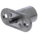 Euro-Locks a Lowe & Fletcher group Company Plunger Lock, 28.5 mm Panel-to-Tongue Depth, Zinc Plated Finish, Key 4282-1400BA