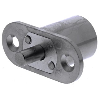 Euro-Locks a Lowe & Fletcher group Company Plunger Lock, 28.5 mm Panel-to-Tongue Depth, Zinc Plated Finish, Key 4282-1400BA