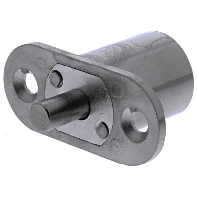 Euro-Locks a Lowe & Fletcher group Company Plunger Lock, 28.5 mm Panel-to-Tongue Depth, Zinc Plated Finish, Key 4282-1400BA