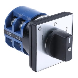 Kraus & Naimer 3 Position Rotary Knob Actuator Panel Mount 50A 690V IP40 C32.A211/GBA001.E