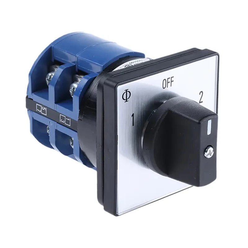 Kraus & Naimer 3 Position Rotary Knob Actuator Panel Mount 50A 690V IP40 C32.A211/GBA001.E