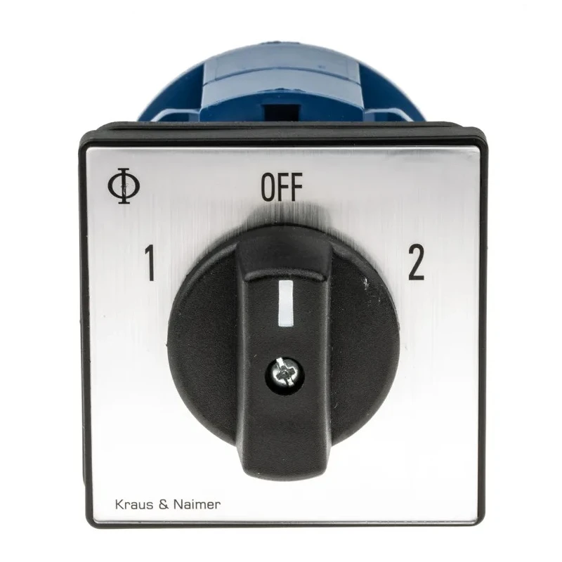 Kraus & Naimer 3 Position Rotary Knob Actuator 63 A Panel Mount IP40 C42.A211/GBA001.E