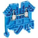 RS PRO DIN Rail Terminal Block Blue, 0.2 to 2.5 mm² Cable CSA, 22 to 12 AWG Wire Size, 24A Current, Screw 802-783
