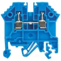 RS PRO DIN Rail Terminal Block Blue, 0.2 to 2.5 mm² Cable CSA, 22 to 12 AWG Wire Size, 24A Current, Screw 802-783