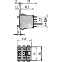 Hartmann Pushwheel Switch BCD Through Hole PCB 100mΩ Contact Resistance 10 Way 100mA 40V SH6-131-AK
