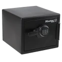 Master Lock Fire and Water Resistant Office Safe with 22.8L Capacity, Combination Padlock, Interior Light, 60min LFW082FTC