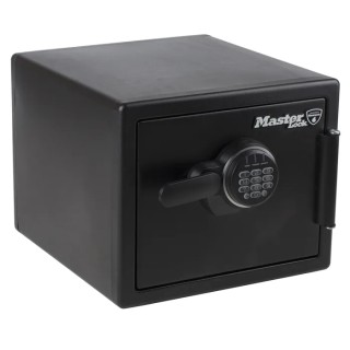 Master Lock Fire and Water Resistant Office Safe with 22.8L Capacity, Combination Padlock, Interior Light, 60min LFW082FTC