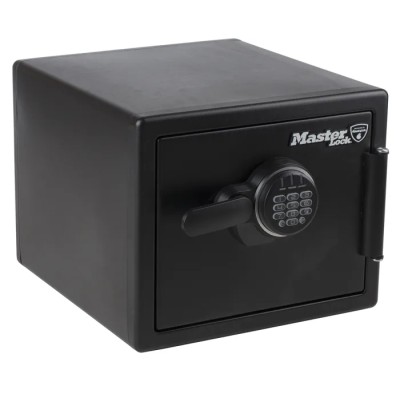 Master Lock Fire and Water Resistant Office Safe with 22.8L Capacity, Combination Padlock, Interior Light, 60min LFW082FTC