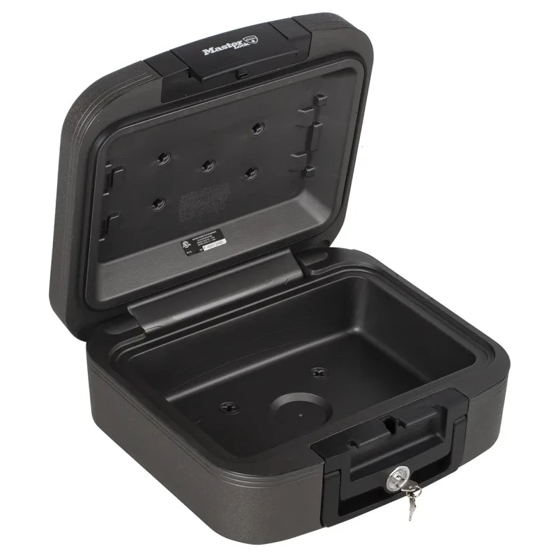 Master Lock Fire-Resistant Home Safe 7.5L Capacity Keyed Lock Screw Mount LCHW20101