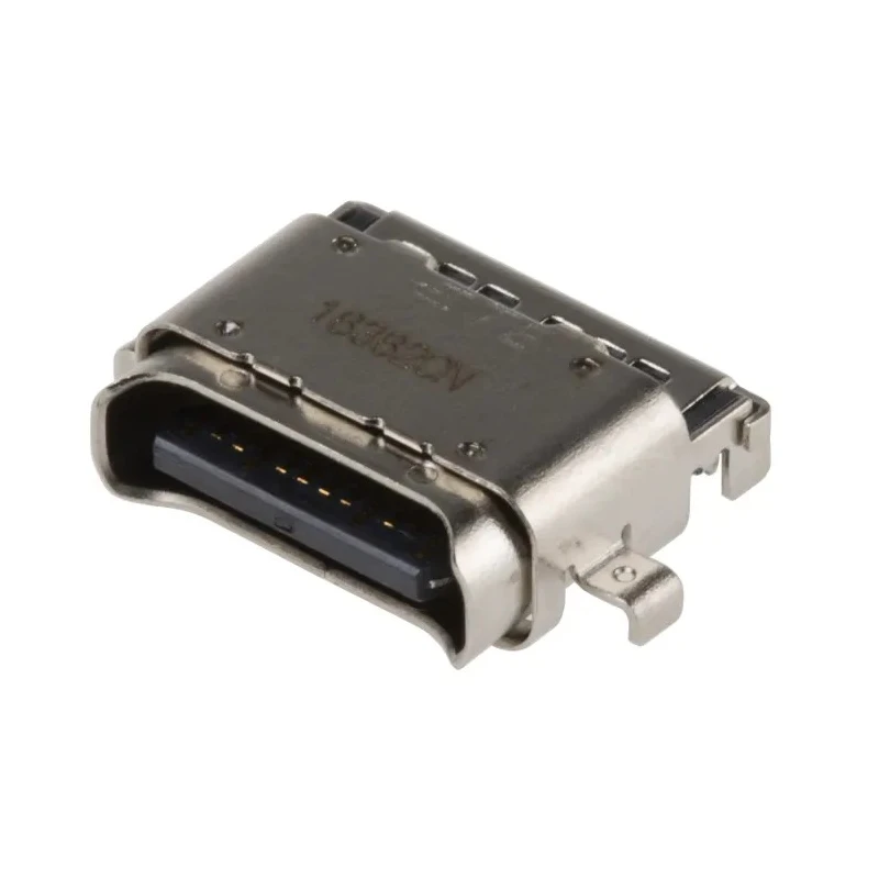 TE Connectivity Straight Surface Mount Female 1 Port USB Type C Connector USB 3.1 IPX4 30V 6.25A 1-2295018-2