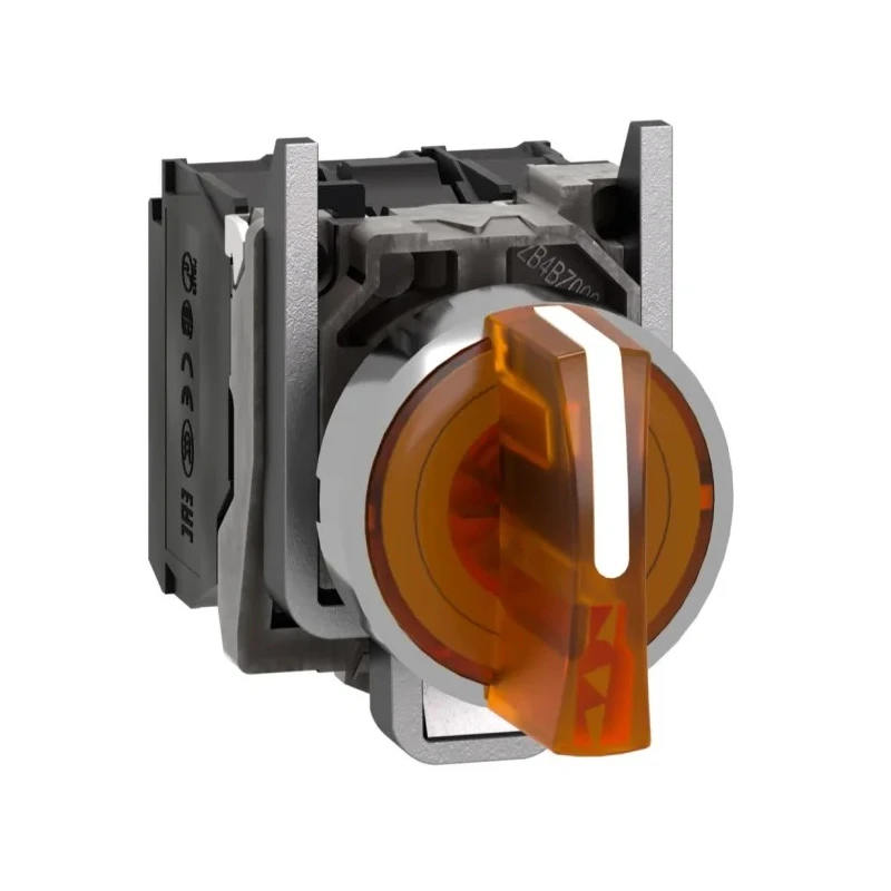 Schneider Electric Knob Selector Switch Illuminated 3 Positions SPDT 22 mm Cutout Diameter XB4BK135M5
