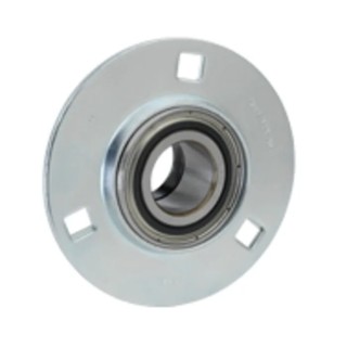 NSK-RHP Bearing Unit 16 mm Inside Diameter 2 Hole Taper Zinc Plated Steel Housing SLFL16 R