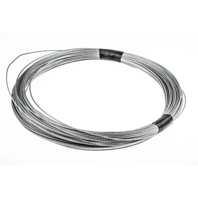RS PRO Galvanised Steel Wire Rope 50 m Length Model 124-4758