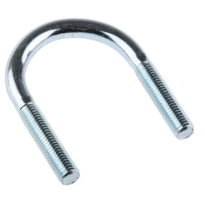 RS PRO 51 mm Bright Zinc 40 mm Steel U-Bolt 829-952