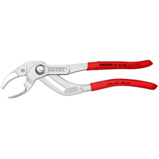 Knipex Water Pump Plier Serrated, Chrome Vanadium Steel, Non-Slip Plastic Coated Handle, 250mm Overall Length 81 03 250