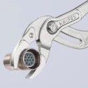 Knipex Water Pump Plier Serrated, Chrome Vanadium Steel, Non-Slip Plastic Coated Handle, 250mm Overall Length 81 03 250