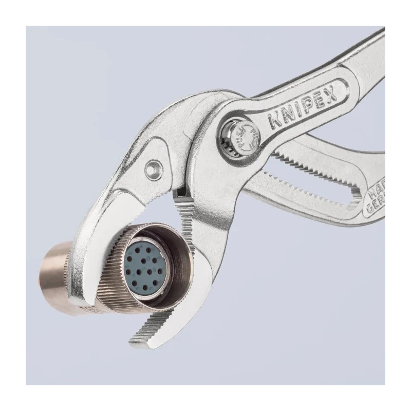 Knipex Water Pump Plier Serrated, Chrome Vanadium Steel, Non-Slip Plastic Coated Handle, 250mm Overall Length 81 03 250