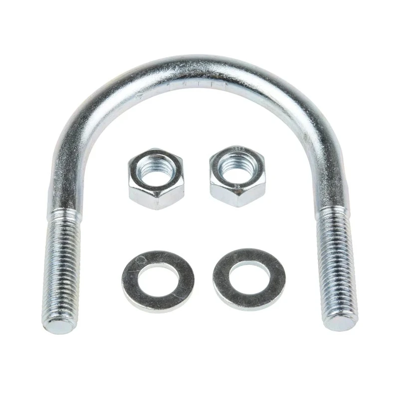 RS PRO 75 mm Bright Zinc 40 mm Steel U-Bolt 829-974