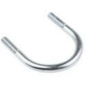 RS PRO 75 mm Bright Zinc 40 mm Steel U-Bolt 829-974