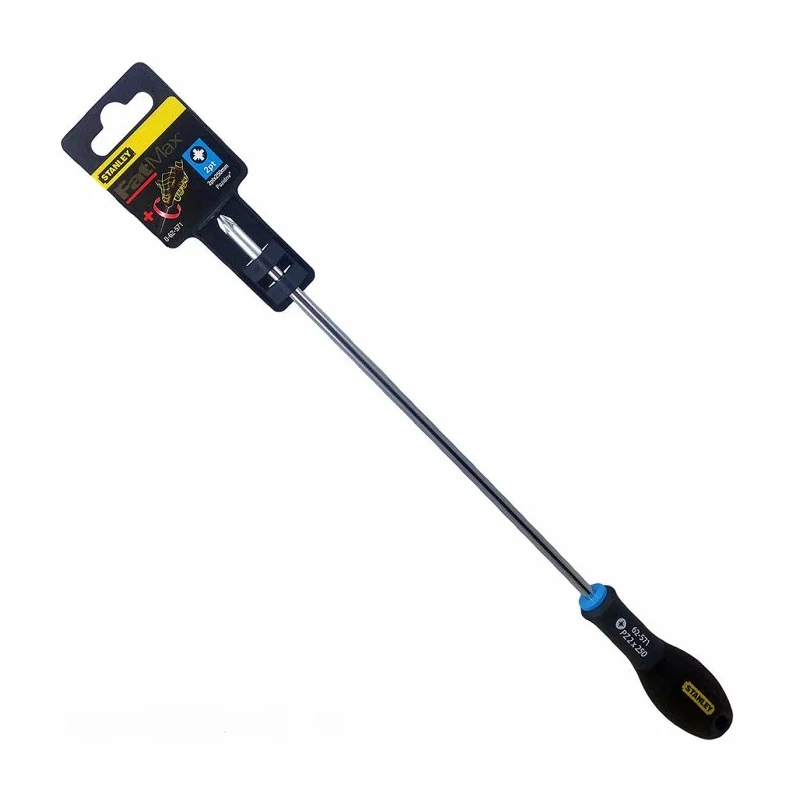 Stanley Standard Pozidriv Screwdriver with PZ2 Tip and 250 mm Steel Blade 0-62-571