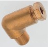 Norgren Pneumatic Fitting 36 Metric Series Brass Threaded-to-Tube R 1/4 Male Push In 6 mm Bright Nickel Plated 181450628