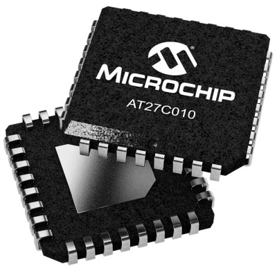 Microchip 1 MB EPROM 32-Pin PLCC Memory Chip AT27C010-70JU