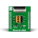 MikroElektronika Riverdi Click LCD Display Add On Board with ZIF20, FT8xx for MikroBus MIKROE-2100