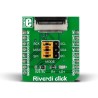 MikroElektronika Riverdi Click LCD Display Add On Board with ZIF20, FT8xx for MikroBus MIKROE-2100
