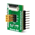 MikroElektronika Riverdi Click LCD Display Add On Board with ZIF20, FT8xx for MikroBus MIKROE-2100