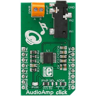 MikroElektronika Audio Amplifier Development Board for MikroBus 1.3 W Mono Output MIKROE-2368
