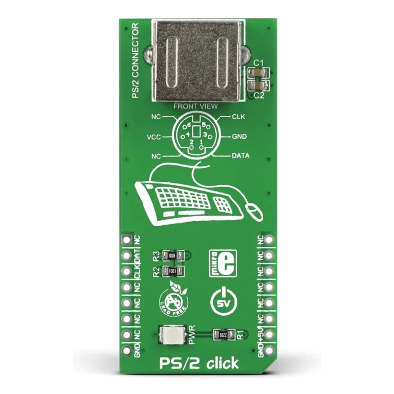MikroElektronika Sensor Development Tool PS/2 MikroBus Click Board MIKROE-1576