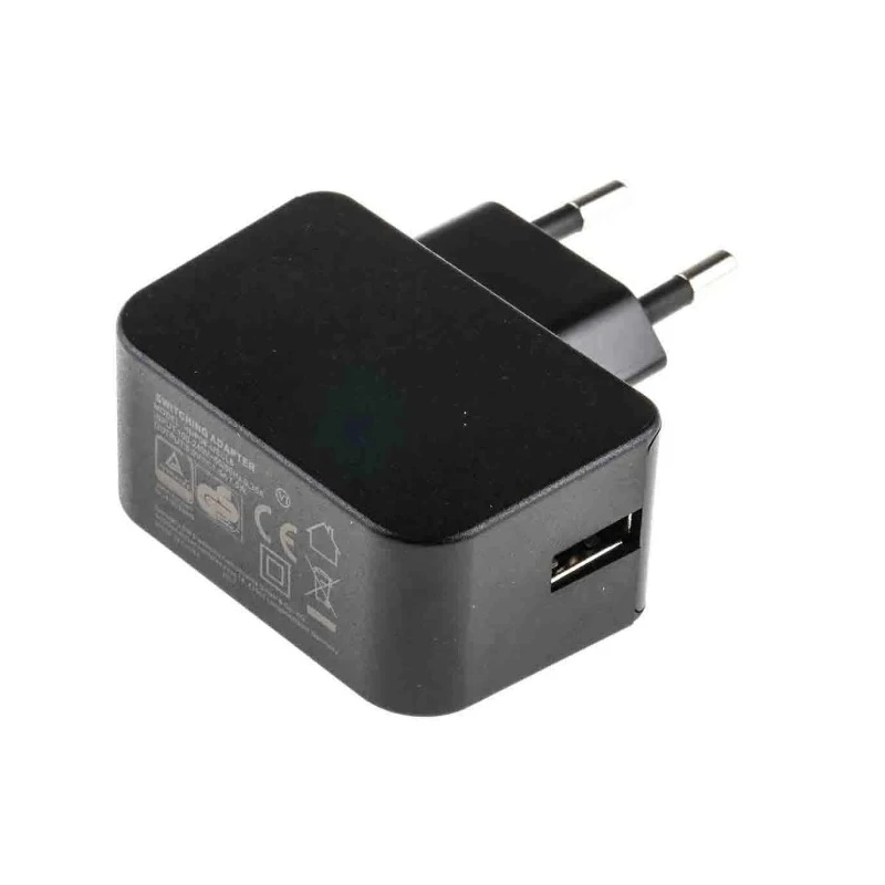 RS PRO AC/DC Adapter USB Type A Connector 5V DC 7.5W Power 1.5A EU Plug 124-2182