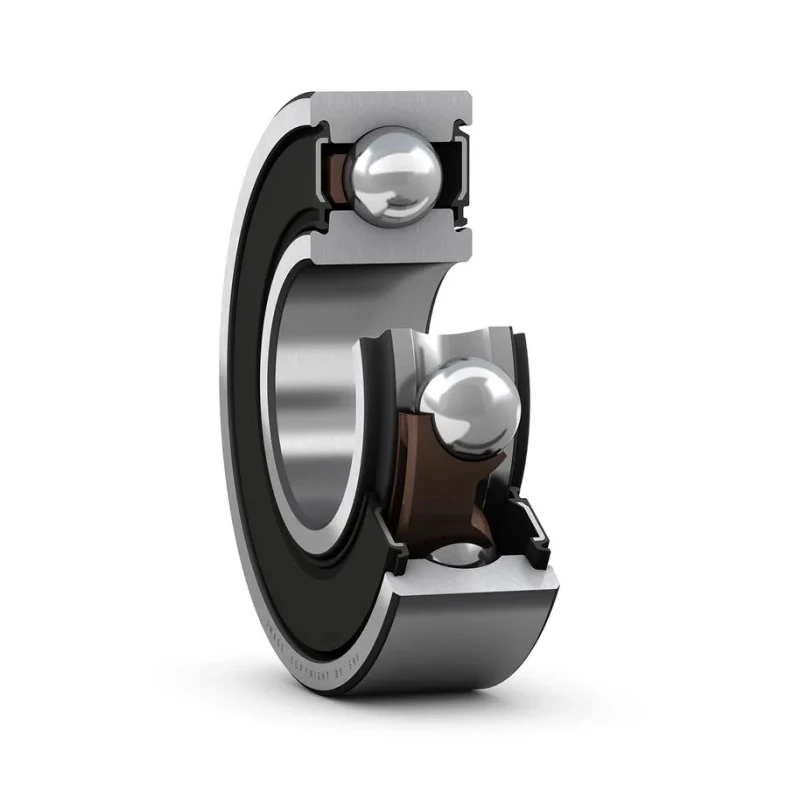 SKF Single Row Deep Groove Ball Bearing 25 mm ID, 47 mm OD, 12 mm Race Width, Non-Metallic Cage, Sealed 6005-2RSLTN9/C3VT162