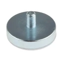 Eclipse Neodymium Magnet 410 N Pull Force, Length 20 mm, Width 40 mm, Thickness 8 mm, Male Thread E1056/NEO